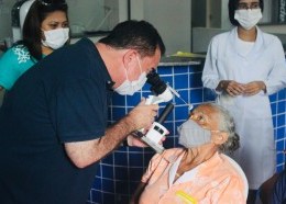 Programa Saúde na Praça no munícipio de Caxias (Foto: Divulgação)