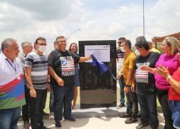 Inauguração do balneário do Gurupi. (Foto: Handson Chagas)