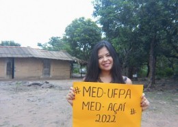 Suira Maira Bento Viana Guajajara, estudante indígena maranhense, aprovada em Medicina na UFPA