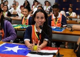 Estudante Cibele Loiola da rede estadual em Bacabal foi Jovem Senadora em 2022