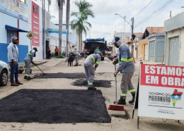 Governo do Estado melhora trafegabilidade de ruas em Imperatriz (Foto: Divulgação)