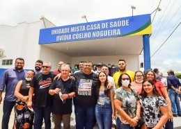 Entrega de obras em Fortaleza dos Nogueiras. (Foto: Karlos Geromy)