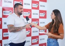 Secretário de Estado da Cultura, Paulo Victor, em entrevista à TV Mirante