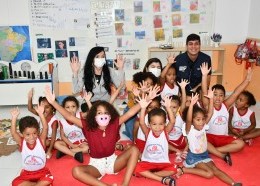 Visita das pastas de Educação e Saúde à Creche da Liberdade