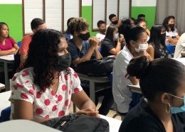 Estudantes participam do 1º Aulão de Revisão do PAES 2022