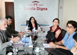 Encontro de representantes da Seduc e UEMA