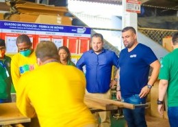 Secretários de Administração Penitenciária, Murilo Andrade, e Cultura, Paulo Victor